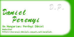 daniel perenyi business card